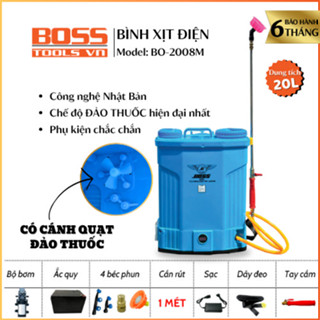 Bình xịt thuốc CÓ CHỨC NĂNG ĐẢO THUỐC 20L hiệu Boss | Công nghệ Nhật Bản | Bảo hành 6 tháng