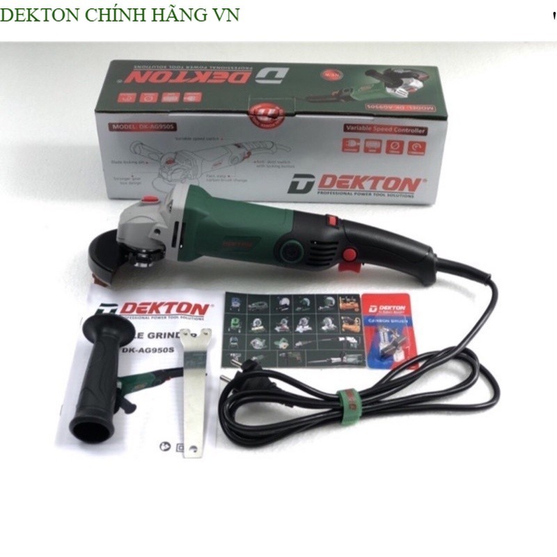 Máy mài chỉnh tốc 100mm Chính hãng dekton GIẢM GIÁ . . DEKTON C.HÃNG