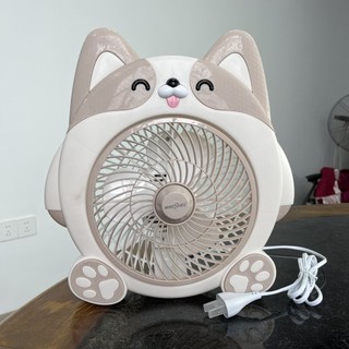  Quạt điện chạy bằng năng lượng gió để bàn dễ thương cho ký túc xá hoạt hình gió mạnh mini cắm vào văn phòng 
