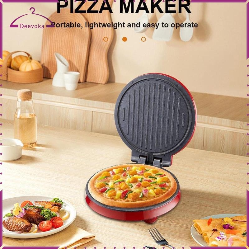 Máy Làm Pizza Chắc Chắn Calzone Máy Làm Hộ Gia Đình Nhỏ Gọn Chống Dính Điện Pizza Lò Nướng Pizza Nồi Cho Nhà Bếp Gia Đình Bánh Pancakes Crepes