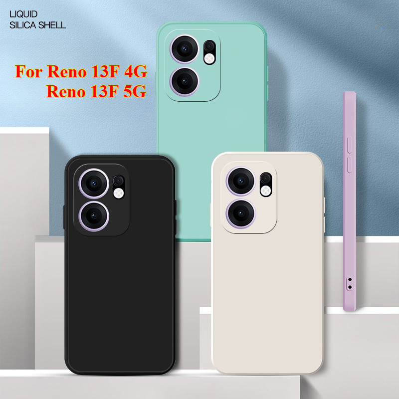 Ốp Cho OPPO Reno 13F 4G 2025 Reno13F Reno 13F Reno 13F 12F 11F 4G 5G Vỏ Silicon Lỏng Điện Thoại Full