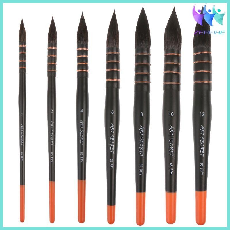 Nio Tay Cầm Sóc Tóc Nghệ Thuật Sơn Màu Nước Bàn Chải Đồ Dùng Nghệ Thuật Paintin