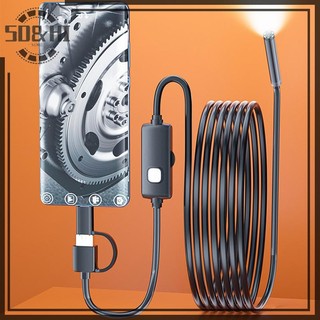 [SD&HI] Camera Mini 7mm 2M Dây cứng Android Type-C USB Phát hiện đường ống Camera nội soi chống nước Cáp có thể điều chỉnh (vn)