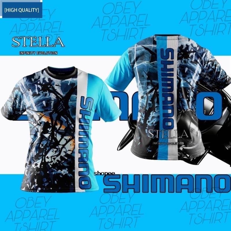 Áo thun thăng hoa Shimano | Baju memancing | Tiến hóa vô cực Stella
