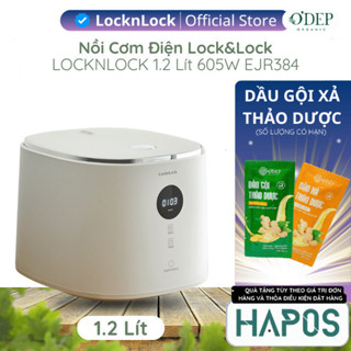 Nồi cơm điện LocknLock Bianco Nemo 1.2L, Chính hãng, cảm ứng, men sứ chống dính EJR384 - Hapos Mall