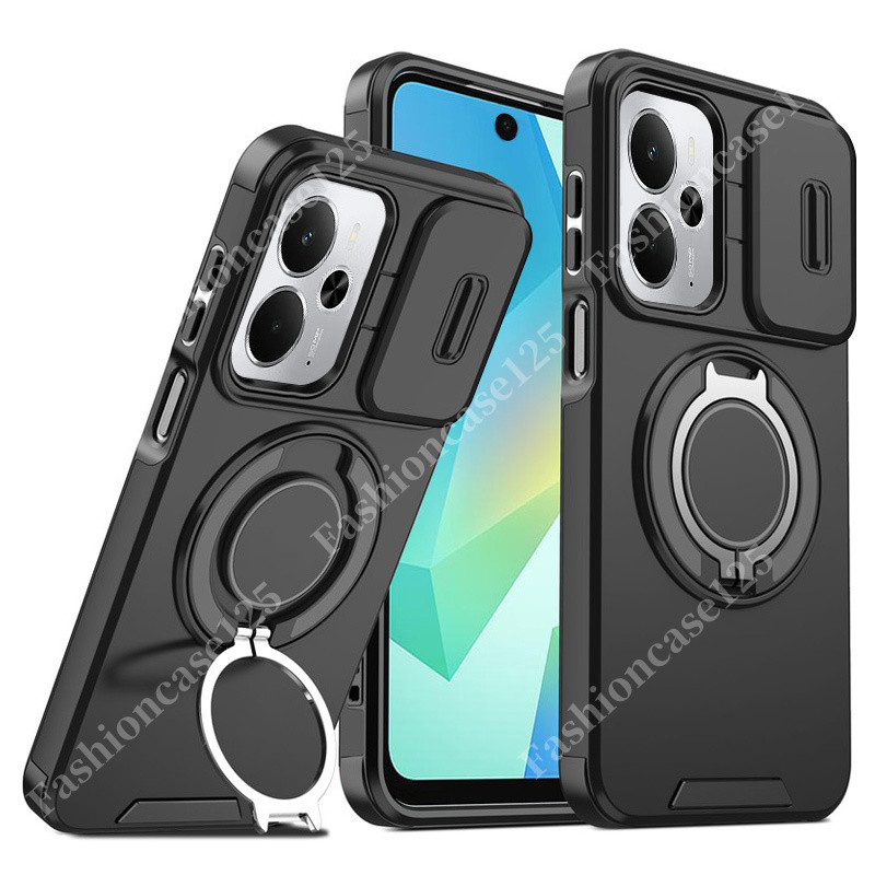 Vỏ chống sốc Realme 14 14T 5G Vỏ giáp trượt Vỏ từ tính cho Realme 14 14T 5G Realme14 Realme14T 2025 