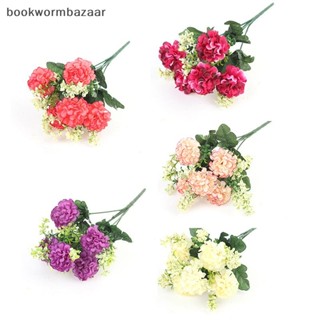   bookwormbazaar  1 Bó Hoa 5 Đầu Hoa Cẩm Tú Cầu Hoa Lụa Hoa Nhân Tạo Giữ Hoa Trang Trí  vn  