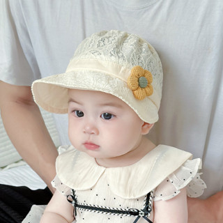 Mũ Hoa Dễ Thương Cho Bé Mùa Hè Vành Lớn Mỏng Trẻ Sơ Sinh Bé Trai Bé Gái Người Cá Mũ Du Lịch Ngoài Trời Che Nắng Cho Bé Mũ Chống Nắng