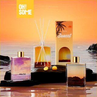  OHSOME - Tinh dầu thơm phòng khử mùi Findense 50ml hương thiên nhiên thư giãn kèm que mây khuếch tán lưu hương dài lâu 