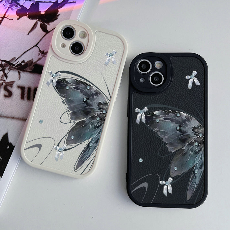 Ốp Da Cho Realme 13 12 11 10 9 8 GT 7 2 Neo 3 3T 5 SE X2 Pro Plus XT X Narzo 50 5G INS Butterfly Vỏ 