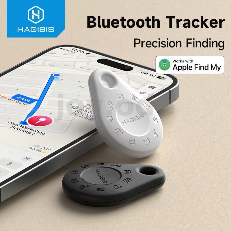 Hagibis bluetooth Tracker Phím Finder cho iOS Find My Item Locator GPS Tracker cho iOS Phím điện tho