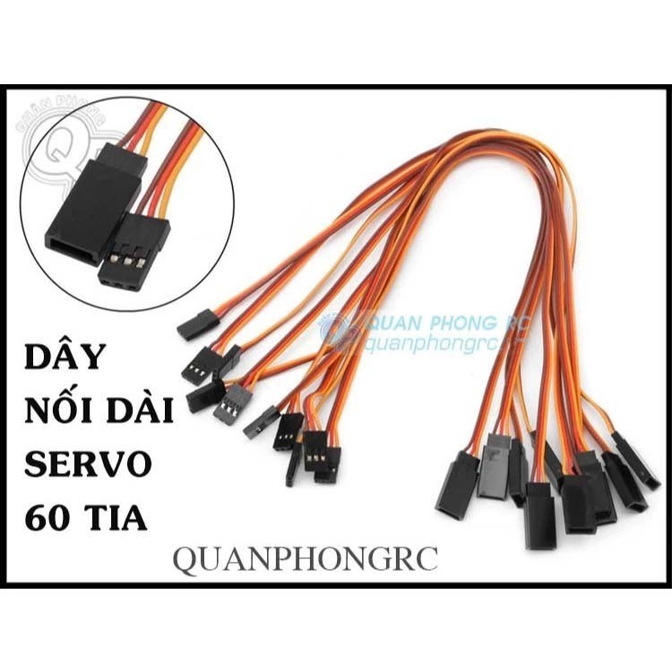 Dây Nối Servo 60 tia Dài 20/30/50/100cm Dành cho máy bay đều khiển