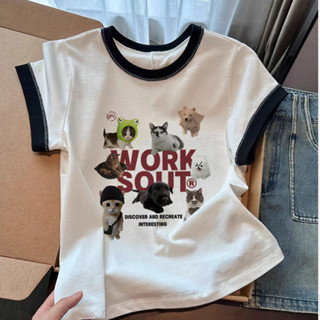 áo thun nữ trắng ôm body chất lượng cao  baby tee mùa hè áo phông nữ cotton 100% SALMO