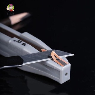 TIEZI Bút Chì Lông Mày Đế Mài Bán Cố Định Bé Gái Hình Xăm Đầu Mài Dụng Cụ Mỏng Chèn Khe Cắm 4 Mặt Dụng Cụ Trang Điểm Trang Điểm Profiler