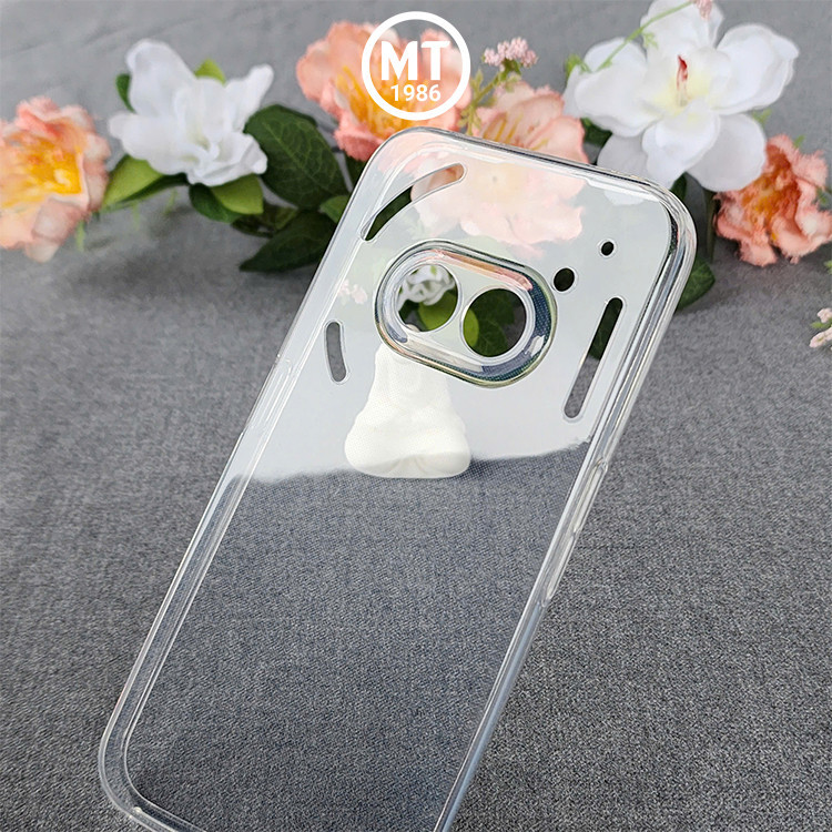 Ốp Lưng Dẻo Nothing Phone 2A/ 2A PLUS/ Nothing Phone 3A/ 2/ 1/ CMF Phone 1/ Trong Suốt Có Gờ Bảo Vệ 