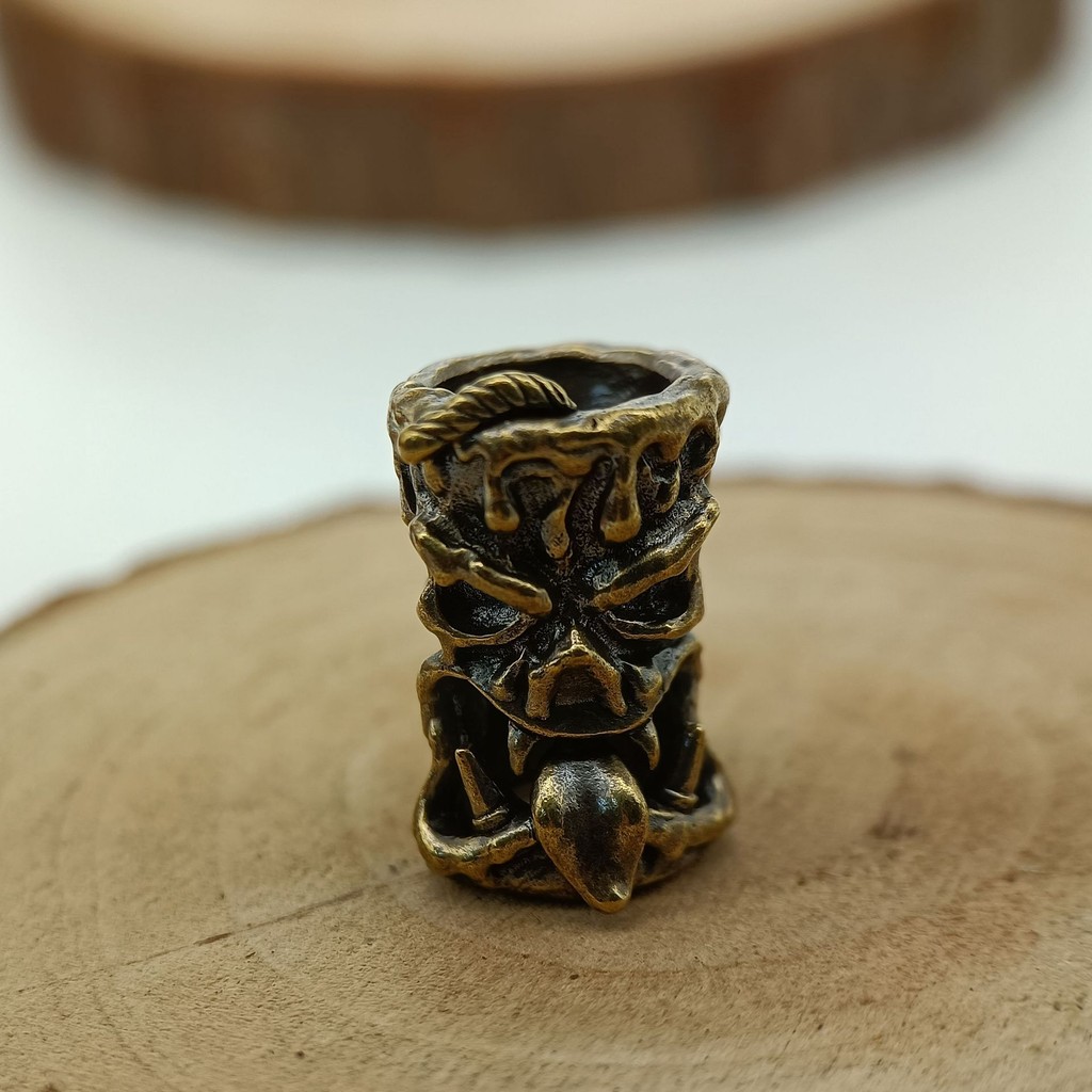 Candle Monster Knife Pendant EDC Umbrella Rope Flashlight Keychain DIY