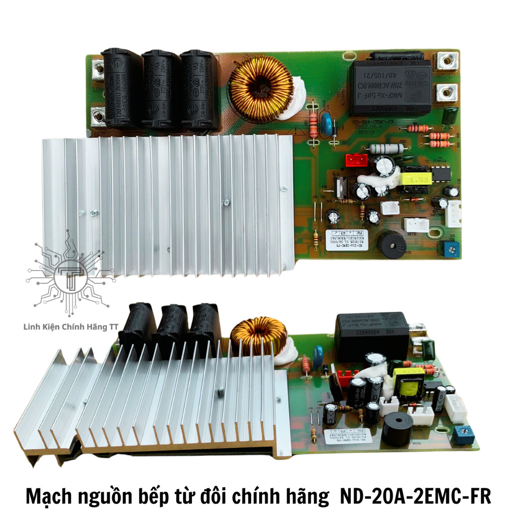 Mạch nguồn bếp từ đôi cao cấp thay thế được cho hãng Sunhouse-Canzy- model SHB9101/MMB9201...