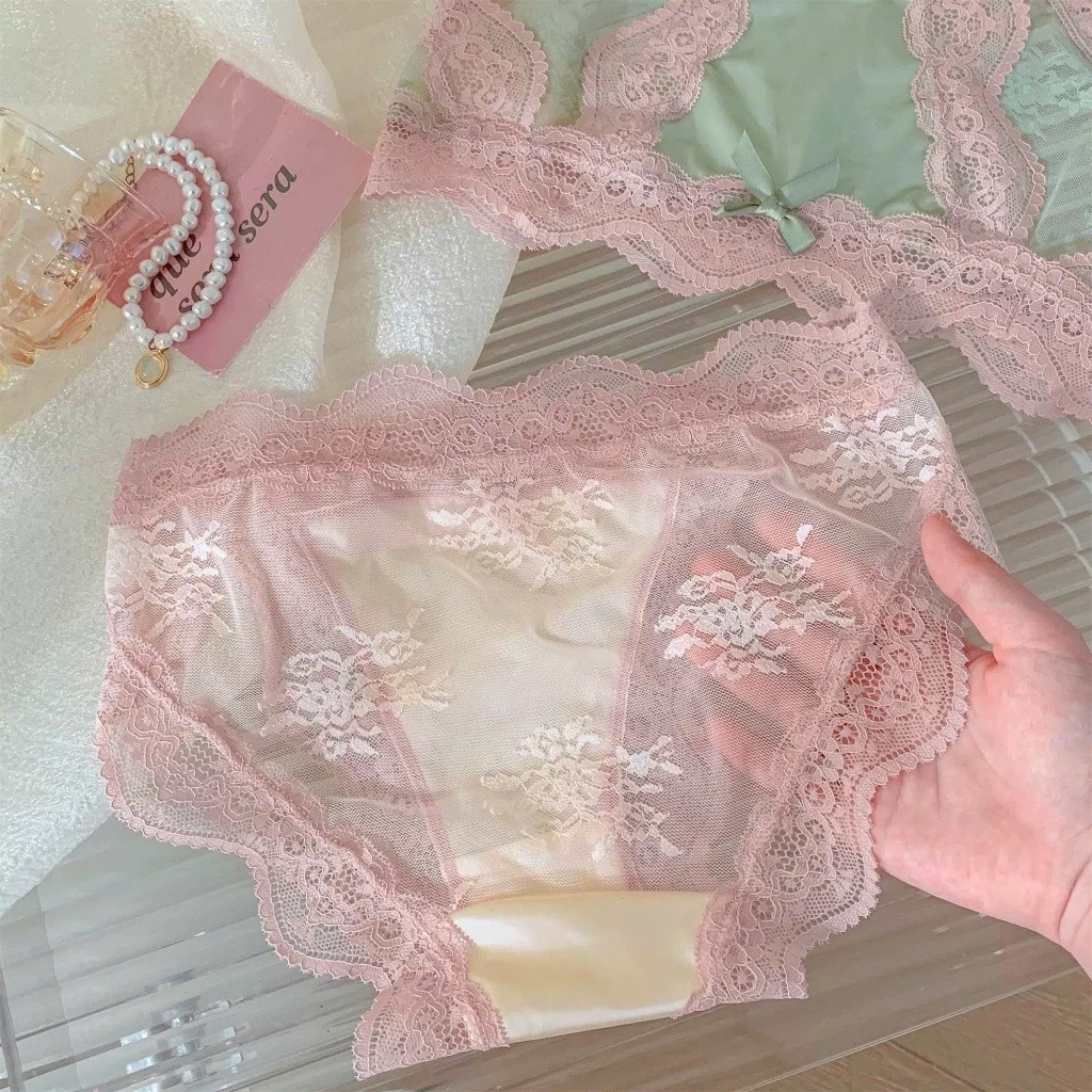 Quần Lót Nữ Ren Lụa Satin Sang Trọng Nhẹ Nhàng Kiểu Pháp Sexy Gợi Cảm Hàng Cao Cấp U12 | BigBuy360 - bigbuy360.vn