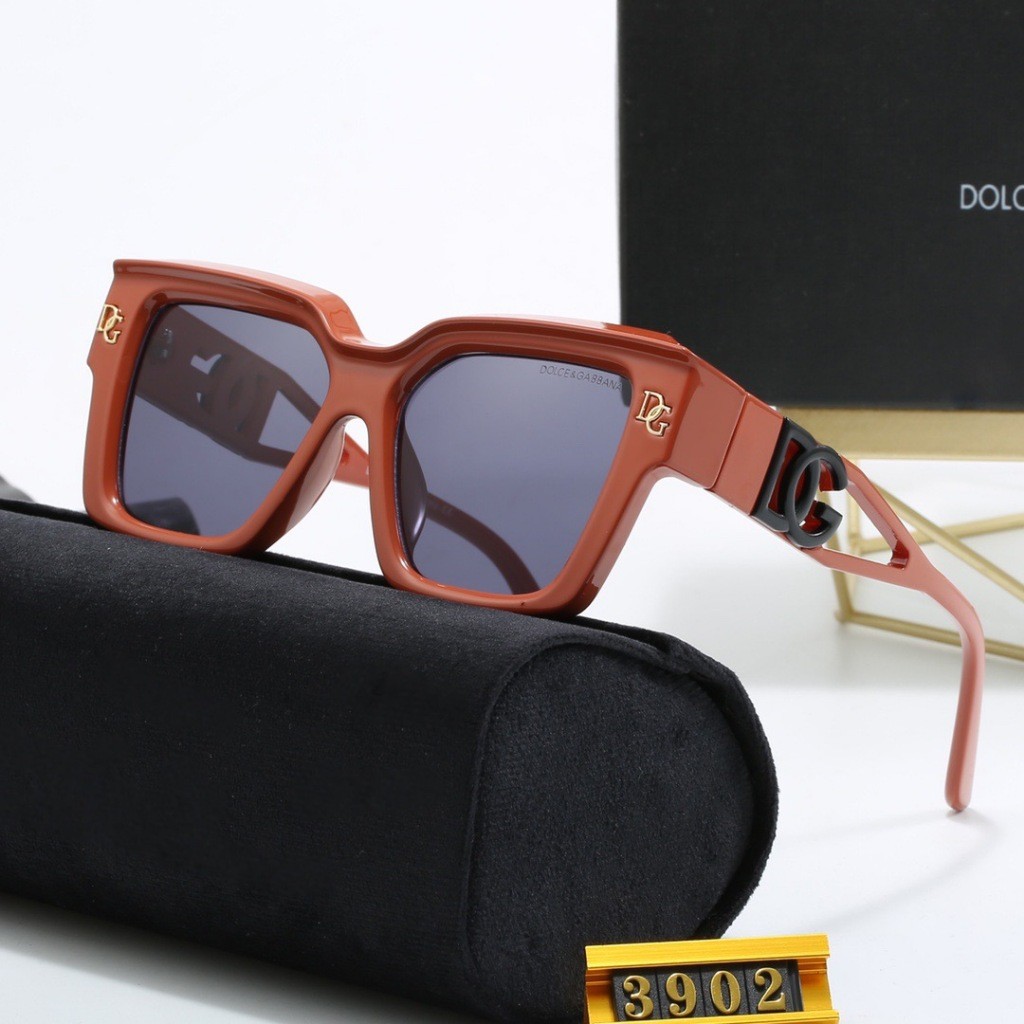 Kính râm DG / Kính râm Dolce & Gabbana / Khung rỗng / Kính râm vuông lớn YW