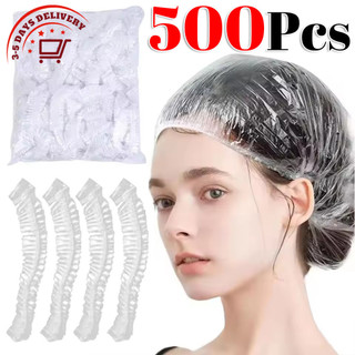 [GIAO HÀNG 3-5 NGÀY] Mũ tắm dùng một lần 100 / 300 / 500 CÁI Mũ tắm chống nước Bảo vệ tóc đàn hồi cho Salon làm đẹp tại nhà Khách sạn Tiết kiệm số lượng lớn