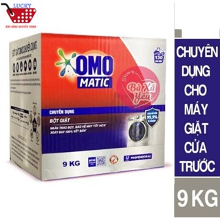  Bột giặt Omo Matic 9kg  thùng chuyên dụng dành cho cửa trước 