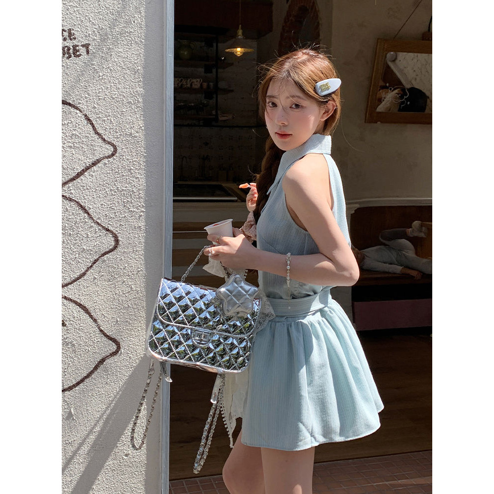 Váy Đeo Cổ Mambo Bạc Hà Mới Của Năm