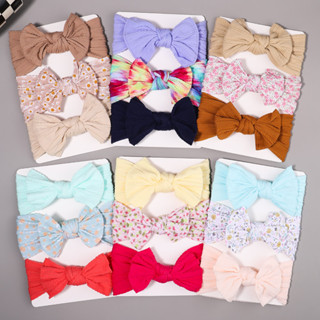 3 Cái / lốc Dễ Thương Cho Bé Dây Đeo Đầu Cho Bé Gái Cáp Đan Nylon Turban Trẻ Em Sơ Sinh Toddle Mũ Phụ Kiện Tóc Quà Tặng