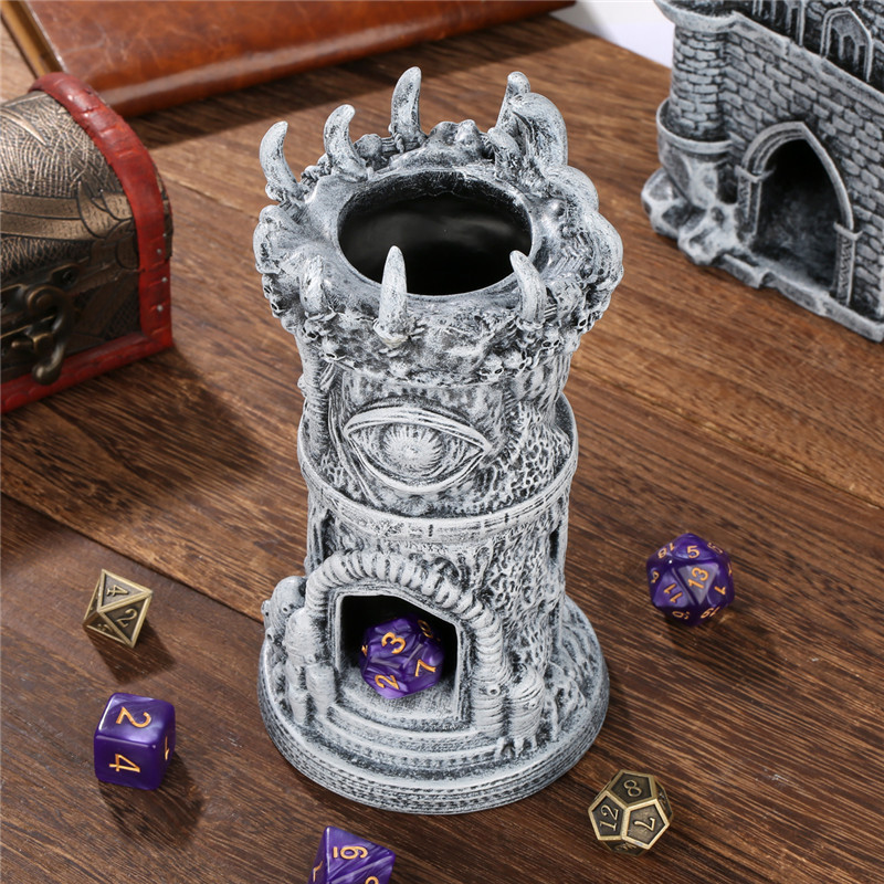 3D ABS Resin Printed Eye Demon Dice Tower Role Playing Game Accessory for Dungeons and Dragons Table