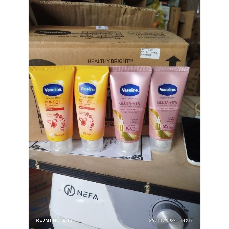 Dưỡng thể Vaseline serum chống nắng SPF 50+,Sáng da Chuyên sâu 70ml