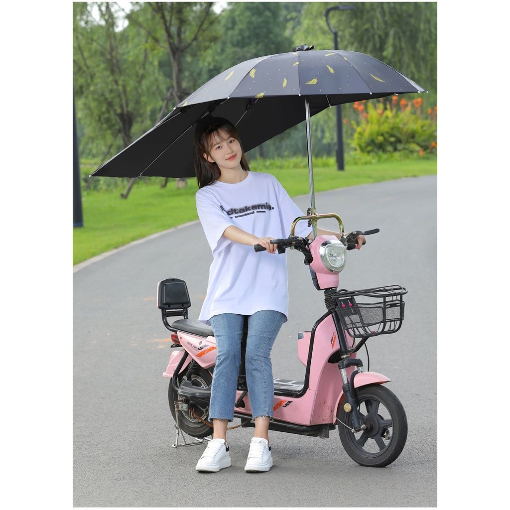 Ô che nắng cho xe điện, mái che, lều, xe máy điện, xe đạp, xe ba bánh, xe đạp, lớp phủ đen, bảo vệ k