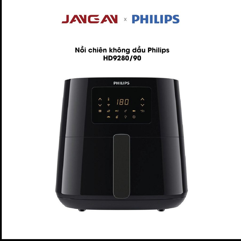 Nồi Chiên Không Dầu Philips HD9280/90 XL Digital Kết Nối - Bảo Hành 24 Tháng