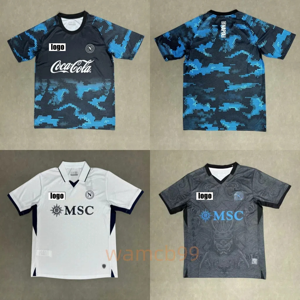 Áo bóng đá Jersey tay ngắn 24-25 Napoli sân khách phiên bản đặc biệt thứ ba