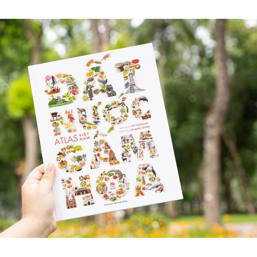 Sách - Đất nước gấm hoa - Atlas Việt Nam kđ
