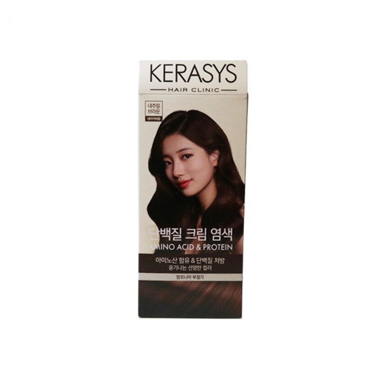 [AEKYUNG] Kem nhuộm tóc Kerasys Protein Màu nâu tự nhiên 120g