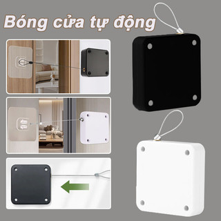 Hộp dây rút tự động đóng cửa,Dụng cụ đóng cửa tự động, Kéo dây cửa tự động đóng lại,Không cần khoan đục