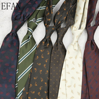 8cm Thời Trang Thắt Lưng Xanh Xanh Nâu Maroon Cổ Điển Paisley Hoa Jacquard Dệt Lụa Cảm Giác Thắt Lưng Nam Cà Vạt