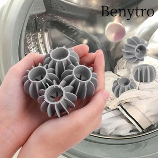 Quả bóng giặt silicon BENYTRO, Dụng cụ làm sạch Ngăn ngừa sản phẩm giặt cuộn dây, Khử nhiễm Quần áo có thể tái sử dụng Máy giặt bóng làm sạch