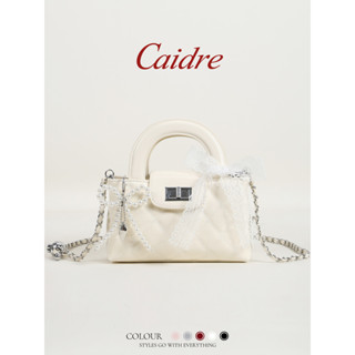  Túi xách Caidre Túi đeo chéo nữ kim cương đeo vai Túi vuông nhỏ 