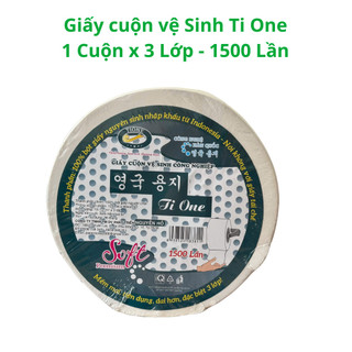 Giấy cuộn Vệ Sinh Công nghệ Hàn Quốc Ti One, Bảo Bảo, Lộc Phát - Loại cuộn lớn hoặc 6 cuộn nhỏ