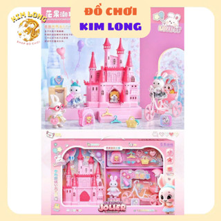  HỘP ĐỒ CHƠI NGÔI NHÀ CỦA THỎ SYLVANIAN - LÂU ĐÀI THỎ NGỌC - BIỆT THỰ - ngôi nhà búp bê - phòng ngủ - bàn trang điểm 