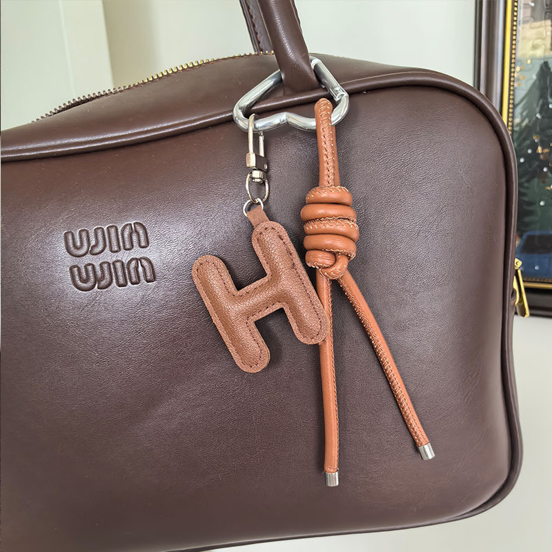 Túi Phụ Kiện Tùy Chỉnh Da Chữ Móc Khóa Bạn Bè Phù Hợp Với Móc Khóa Cặp Đôi Giáng Sinh Quà Tặng Cá Tính