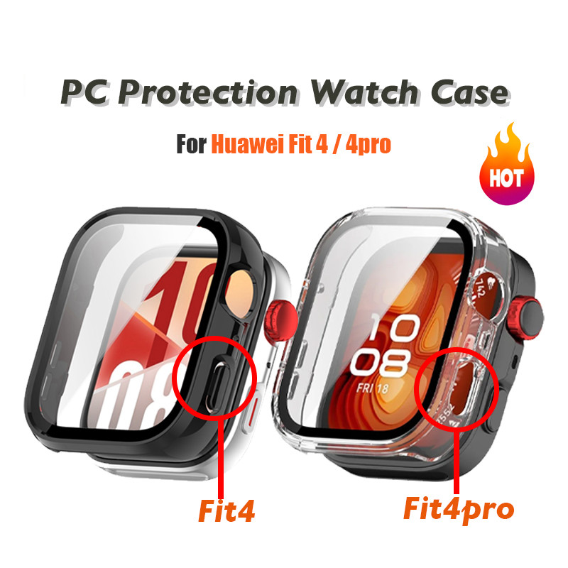 PC + Vỏ Phim Cường Lực Cho Huawei Watch Fit 4 / 4Pro Đồng Hồ Cản Màn Hình Cho Huawei Watch Fit4 Pro 