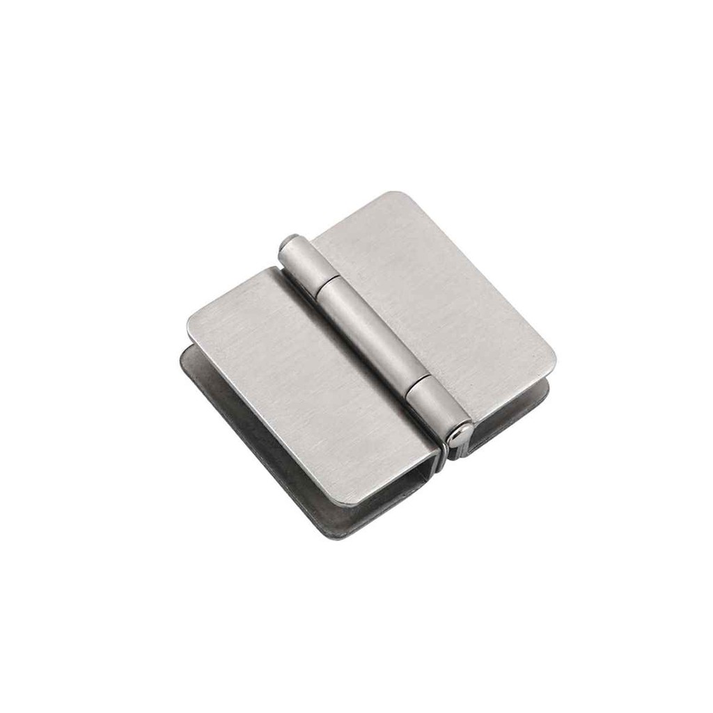 Bản lề kẹp kính inox , bản lề kẹp cửa , kẹp tủ kính - 1 chiếc