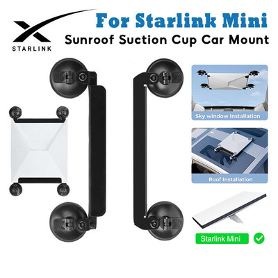 HdoorLink Cho Starlink Giá Đỡ Mini Sunroof Hút Xe Gắn Cho Ô Tô Skylight Cửa Sổ Phía Sau Kính Chắn Gió Phía Trước
