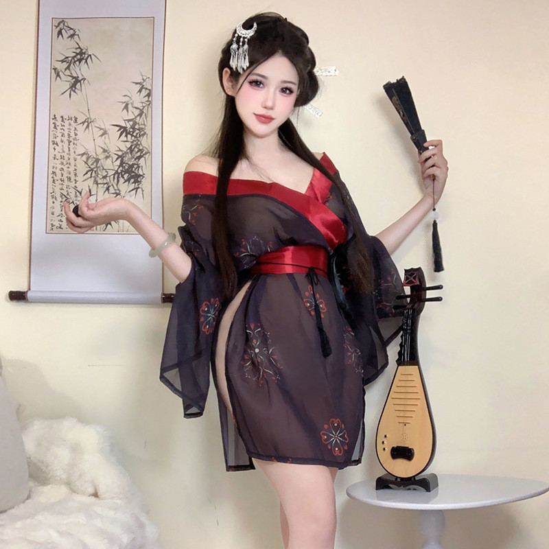 Gợi Cảm Phong Cách Nhật Bản Gợi Cảm Đồ Lót Kim Cương Đồng Phục Pure Desire Free Bộ Đồ Ngủ In Hình Nhân Vật Màu Đen Phù Hợp Với | BigBuy360 - bigbuy360.vn