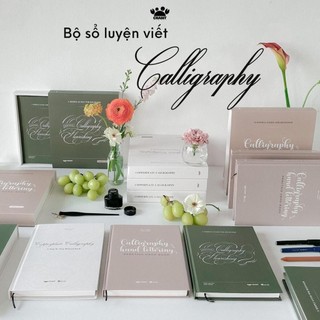  Sổ luyện viết Calligraphy Crabit luyện modern calligraphy handwriting copperplate flourish 