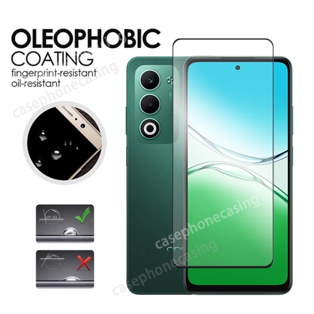 Dành Cho OPPO A5 4G 5G A5X OPPOA5X OPPOA5 2025 Bảo Vệ Màn Hình Phía Trước Chống Trầy Xước Độ Cứng 9H