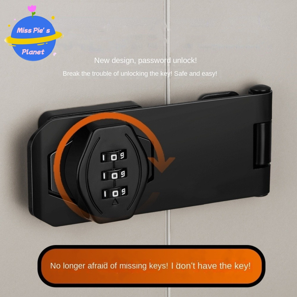  ổ khóa số Mật Khẩu Không Cần Khoan Dụng Cho Tủ Lạnh khoá tủ chốt cửa khóa kết hợp mini 