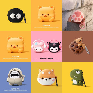 Dành Cho OPPO Enco Buds3 Pro Case ốp tai ng Vỏ Tai Nghe Silicon Cá Tính Hoạt Hình Nhím Rồng Đen Chó Con