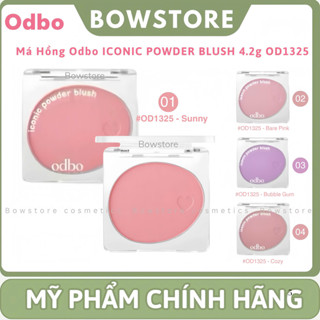 [ODBO] Phấn má hồng mịn lì chuẩn màu Odbo Iconic Powder Blush OD1325 _Bowstore